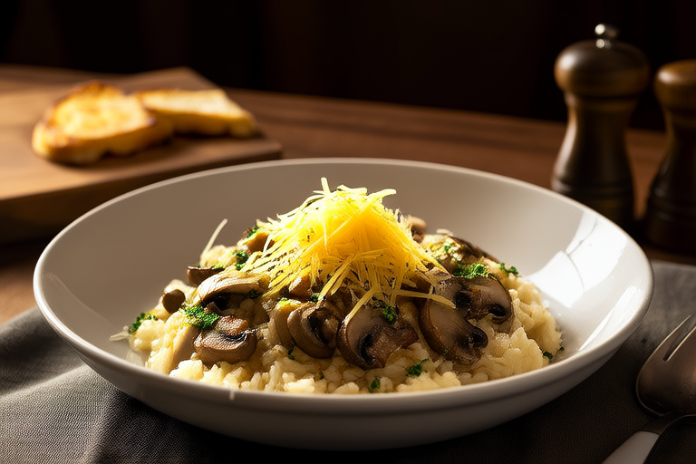 Creamy Mushroom Risotto Special
