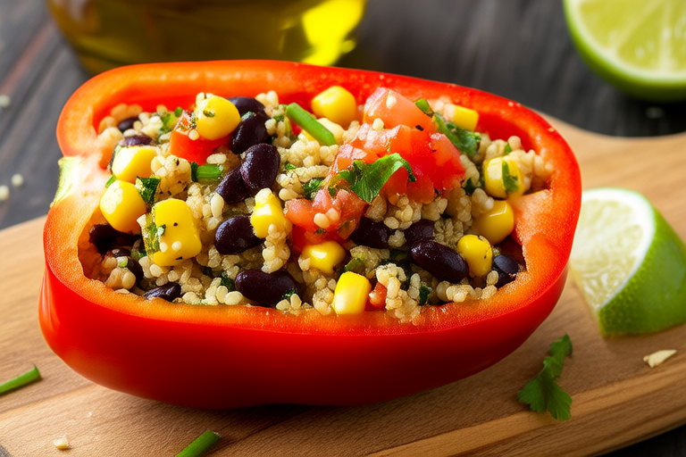 Healthy & Delicious: Quinoa-Stuffed Bell Peppers