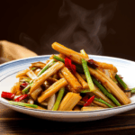 Rural Charm: Stir-fried Fresh Bamboo Shoots