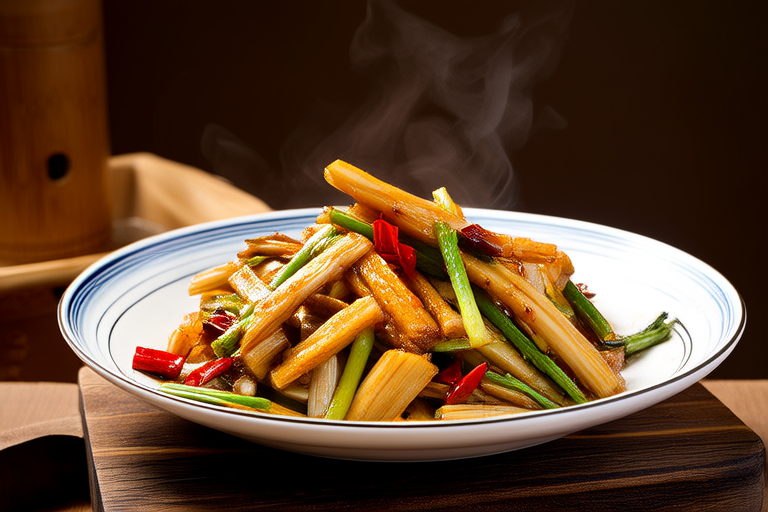 Rural Charm: Stir-fried Fresh Bamboo Shoots