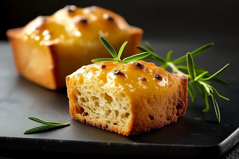 Savory Rosemary Focaccia Bread Bites