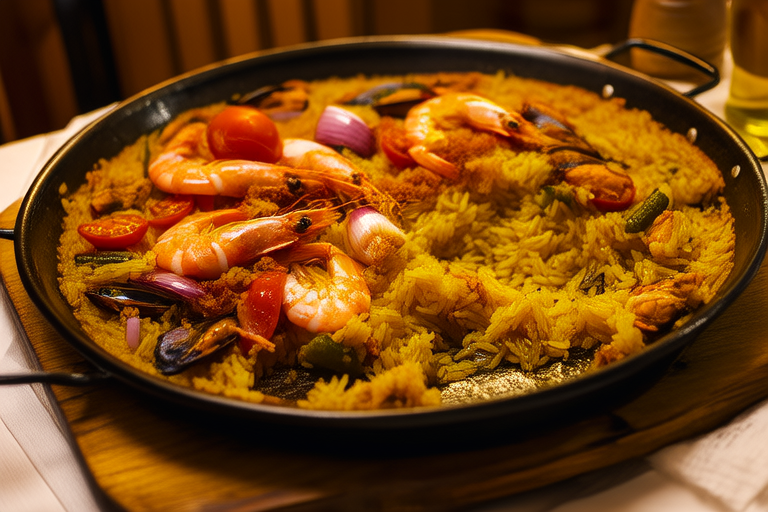 Seafood Paella Extravaganza