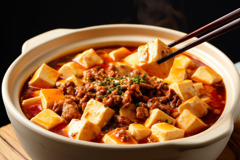 Sizzling Hot Sichuan Mapo Tofu with Extra Kick