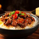Spicy Beef Bowl with Crispy Rice 3 Spicy Beef Bowl with Crispy Rice