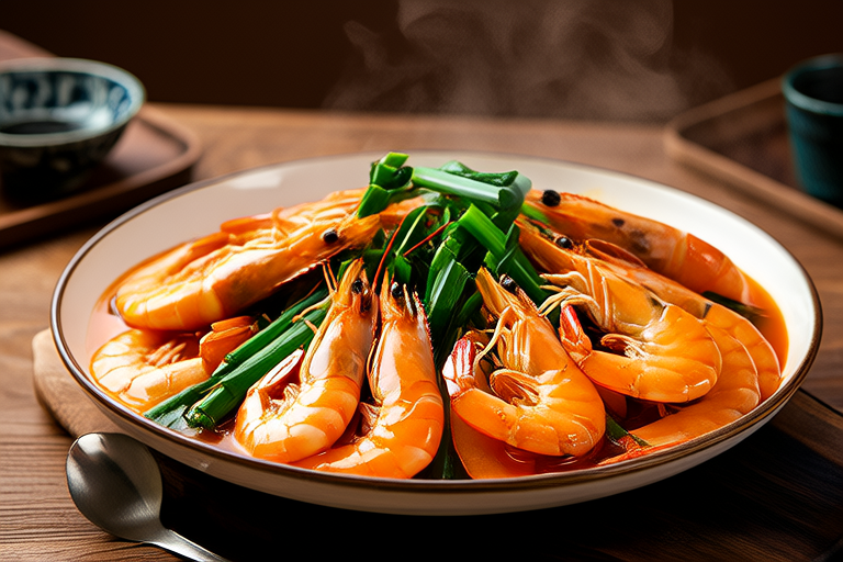 Stir-Fried Heaven: Fujianese Prawns with Garlic Chives