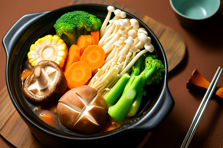 Vegetarian Delight – Mixed Vegetables in Hot Pot Style