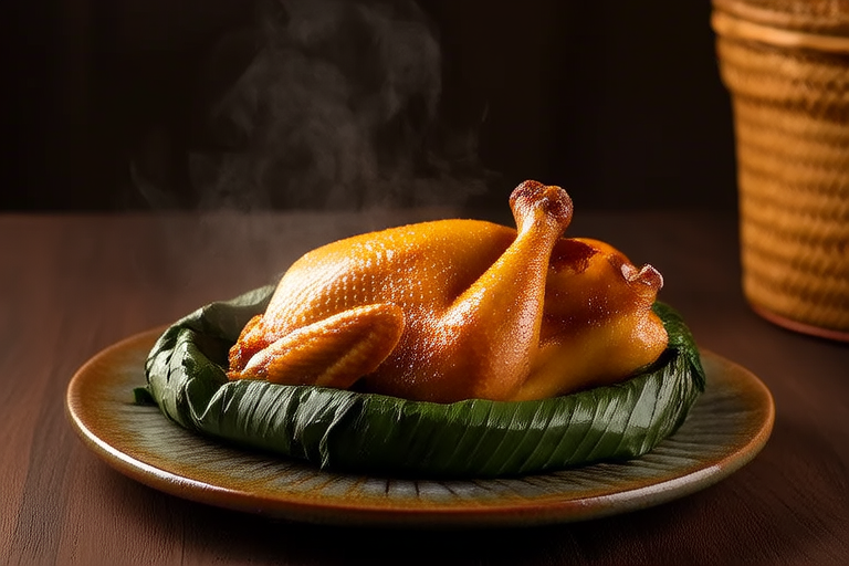 Velvety Beggar’s Chicken Wrapped in Lotus Leaves