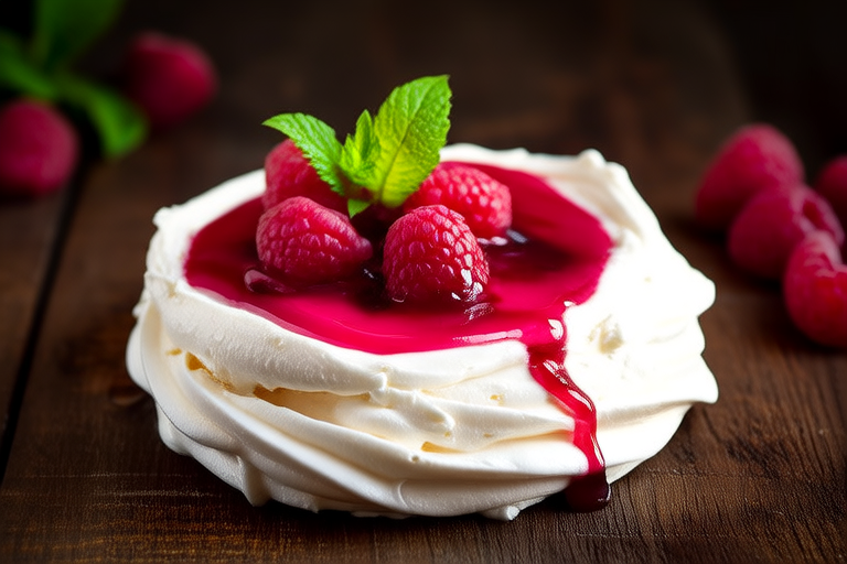 Velvety Raspberry Pavlova: The Ultimate Summer Dessert