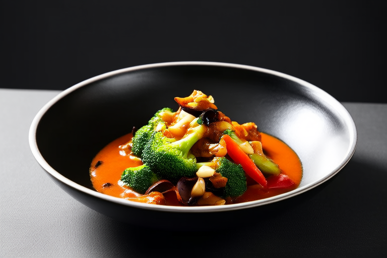 Crunchy Veggie Stir-Fry with Garlic Sauce