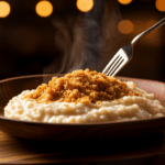 Elegant Dinner: Truffle Risotto with Crispy Shallots 3 Elegant Dinner: Truffle Risotto with Crispy Shallots