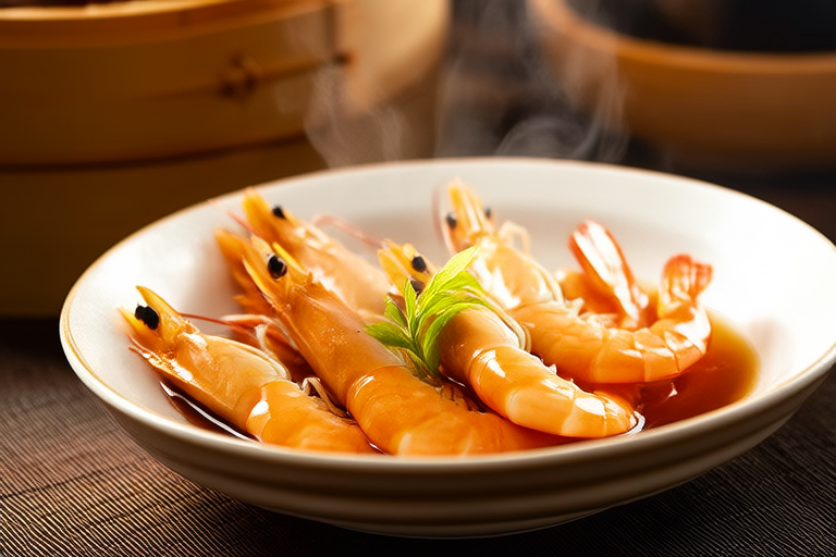 Exquisite Longjing Shrimp with Tea Leaves