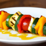 Grilled Mediterranean Veggie Skewers with Lemon Tahini Drizzle 3 Grilled Mediterranean Veggie Skewers with Lemon Tahini Drizzle