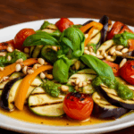 Grilled Summer Vegetables with Herb Dressing 3 Grilled Summer Vegetables with Herb Dressing