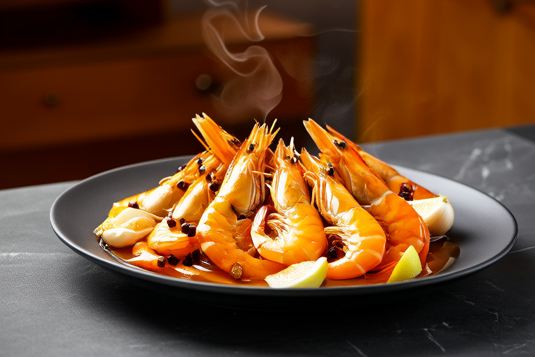 Perfectly Crispy Garlic Butter Shrimp Dinner