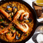 Seafood Paella Party on Rice 3 Seafood Paella Party on Rice