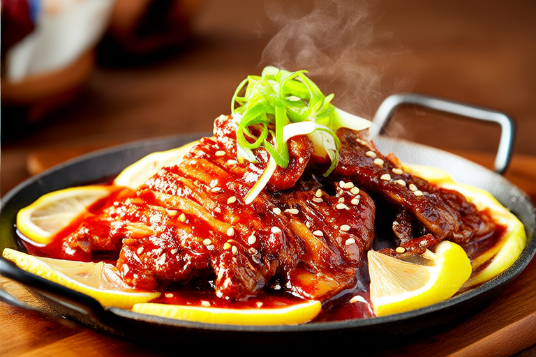 Spicy Korean BBQ Short Ribs