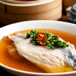 Steamed Sea Bass in Clear Broth 3 Steamed Sea Bass in Clear Broth