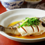 Steamed Sea Bass with Ginger and Scallion 3 Steamed Sea Bass with Ginger and Scallion