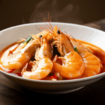 Steamed Stuffed Lotus Root with Dried Shrimps and Pork 3 Steamed Stuffed Lotus Root with Dried Shrimps and Pork