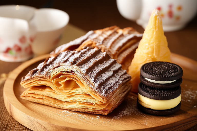 Tea Time Savor: Decadent Pastries and Biscuits
