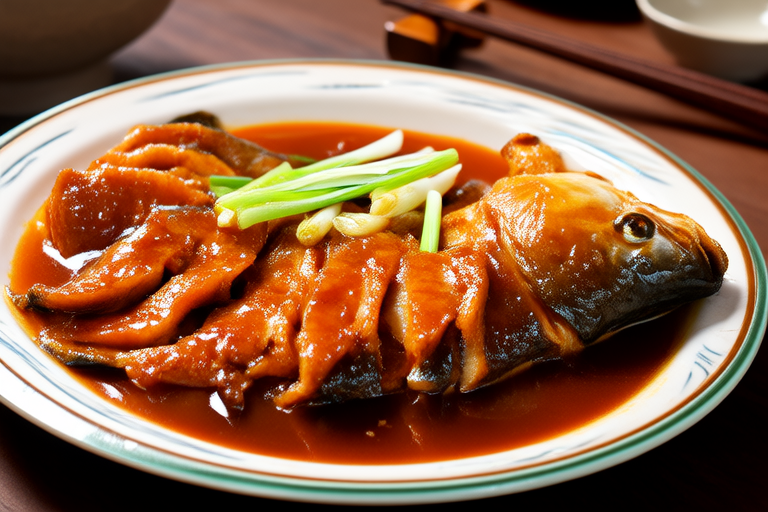 Traditional Braised Mandarin Fish in Huai River Style